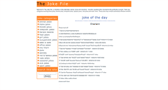 Desktop Screenshot of jokefile.co.uk