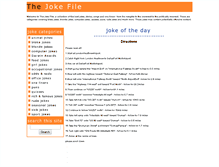 Tablet Screenshot of jokefile.co.uk